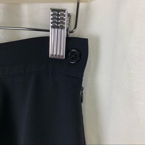 Vintage Holt Renfrew Maxi Length Pencil Skirt with Leg Slit in Black - Picture 2 of 6